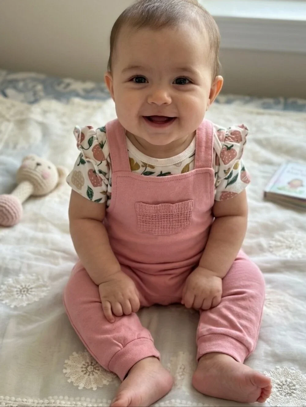 Pink Baby Overalls Romper - Cute Kids Bottoms